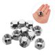 thumbnail image 5 of unbranded 10Ud Tuercas Para 1 2 20 Acorn De Plateadas Para Reparación De Automóviles Camiones Y Remolques, 5 of 7