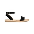 thumbnail image 2 of STYLE & COMPANY Womens Black Padded Ankle Strap Peggyy Round Toe Espadrille Shoes 7.5 M, 2 of 4