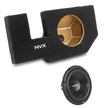 NVX Enclosure w/ Rockford Fosgate Single 10" Subwoofer for 2002-2018 Ram Quad and Crew Cab Trucks