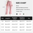 thumbnail image 2 of Usaibhir Girls Cargo Pants Casual Drawstring Jogger Sportswear Parachute Pants 7-14T, 2 of 8