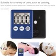 thumbnail image 2 of Worallymy Cocina Temporizador digital Cocinar Estudiar Cuenta regresiva Reloj Pantalla LCD Alarma Gadget de cocina Azul oscuro Worallymy JD735810451, 2 of 7