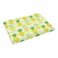 thumbnail image 2 of SUNENAT Yellow Pineapple Art with Stripes Waves Doormat Anti-Slip Entrance Mat Floor Rug Indoor/Outdoor/Front Door Mat, Rubber Backing Large 30"(L) x 18"(W), 2 of 5