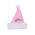 thumbnail image 1 of Gorro de peluche rosa para Navidad, decoración de corona, gorro de Papá Noel, tocado de Navidad, recuerdo de fiesta, accesorio fotográfico para niños y adultos, 1 of 1