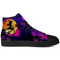thumbnail image 4 of Aidianart Halloween Witch High Top Canvas Sneakers Womens High Top Shoes Size 5, 4 of 5