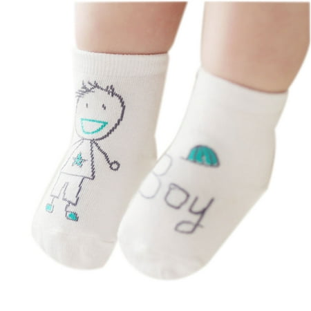 Joyfeel Hot Sale Children Socks Cartoon Pattern Infant Baby Boy Girl Cotton Short Antiskid Socks Feet Wear Socks for