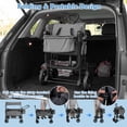 thumbnail image 4 of Babyjoy Foldable Wagon Stroller ,Baby Stroller with Removable Canopy,Adjustable Handle Gray, 4 of 11