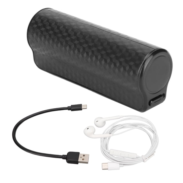 Mini grabadora de voz MP3 magnética fuerte AI reducción de ruido HD inteligente grabadora de voz digital activada por interfaz tipo C negro 32 GB