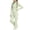Green, variant on Girls Athletic 2 Piece Sets Wicking Slim Stand Collar Zip up Jackets and Straight Leg Pants Dance Yoga Sport