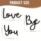 thumbnail image 3 of Letrero de madera de Love You Bye, moderno, para entrada, pasillo, pared, decoración de arte bohemio, amor expreso y cálido para decoración de puerta familiar, expresa amor y calor para tus amantes de, 3 of 3