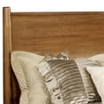 thumbnail image 3 of Wooden Eastern King Size Bed with Panel Headboard Oak Brown - Saltoro Sherpi, 3 of 6
