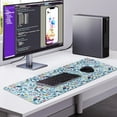 thumbnail image 7 of Large Gaming Mouse Pad,Beautiful Floral Desk Pad with Anti-Slip Rubber Base, Extended XXL Long Gaming Mousepad, Desk mat for Keyboard and Mouse|Computer mat,31.5 X 11.8 Inch, 7 of 7