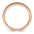 thumbnail image 4 of Auriga Fine Jewelry 14K Rose Gold Lab Grown Diamond Wedding Band Size 7 for Women (Clarity : VS/SI, Color : FGH), 4 of 6