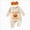 Beige, variant on 0-3 Months Newborn Baby Halloween Long Sleeved Bodysuits One-Piece Footed Romper Newborn Gift