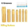 thumbnail image 1 of 5.2-11.43mm 6 Grooves Rifling Button Double Layer Blade Tungsten Steel Chamber Reamer, 1 of 6