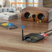 1Mii HiFi Bluetooth 5.0 Receiver Bluetooth Audio Adapter with Audiophile DAC, LDAC & aptX HD for AV Receiver or Stereo Amplifier - DS200Pro, Black