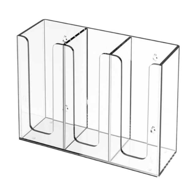 GROWTH TANK Support de Capsule de Café, Distributeur de Tasse en Papier Jetable, Cuisines en Acrylique -Gadget -Stische -Real -Einweg -Support de Tasse en Papier, Support, 3 Compartiments