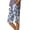 Light Blue_#01, variant on Womens Bermuda Shorts Knee Length Dressy Causal Elastic Waist Buttons Linen Shorts Summer Beach Shorts with Pockets,Red 2XL