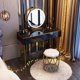 thumbnail image 4 of Dressing Table For Bedroom Drawer Assemble Makeup Vanity Cabinet Mirror With Lights Storage Makeup 80cm Vestidores Decoration My Lux Decor Round, 4 of 11