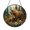 Acrylic 3.5 Inch, variant on Fantasy Bear Stained Glass Style Window Suncatcher, Forest Animal Art Decor, Decorative Hanging Light Catcher