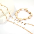 thumbnail image 3 of Wild Metal Sequins National Wind Beach Shell Stars 3 Pieces Anklet Jewelry, 3 of 9