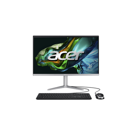 Acer Aspire C24 AIO Desktop, 23.8" Full HD IPS, AMD Ryzen 5 7520U Quad-Core Processor, AMD Radeon 610M Graphics, 8GB LPDDR5 Onboard Memory, 512GB M.2 2280 PCIe SSD, Windows 11 Home, C24-1300-UR32