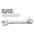 thumbnail image 2 of MKEUDQ-3/8 in. Angle Open End Wrench, 30° and 60° angles, SAE, 2 of 4