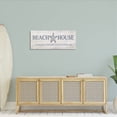 thumbnail image 2 of Beach House Come Play Nautical Phrase Coastal Graphic Art Gallery Wrapped Canvas Print Wall Art, 2 of 7