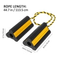 thumbnail image 2 of BESTYASH Truck Wheel Chocks Safety Multi Rubber Chock Stabilizer 1 Set, 2 of 7