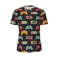 thumbnail image 5 of Wukai Retro Video Game Print Men's Short-Sleeved Mesh T-Shirt,Quick-Dry Short Sleeve Workout T-Shirt-Large, 5 of 8