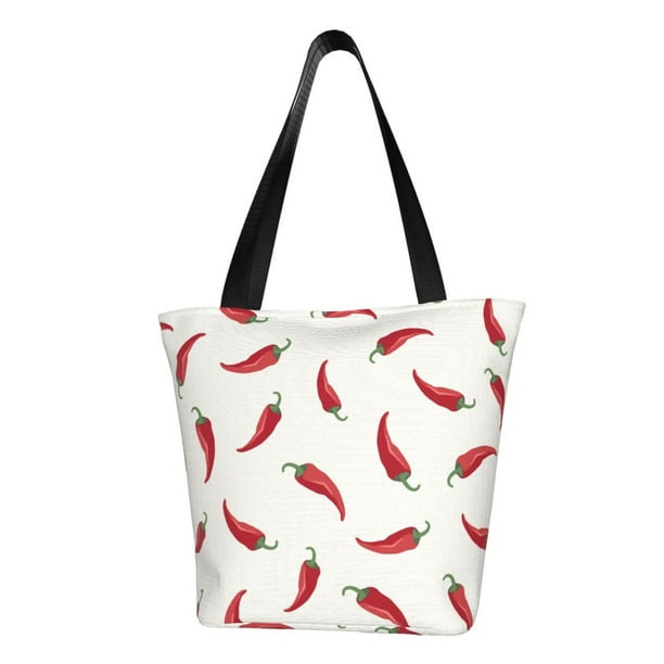Balery Chili Bolsa de Hombro con Diseño, Bolsa Grande y Duradera, Bolsa Versátil para Compras