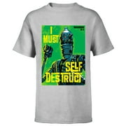 Star Wars The Mandalorian IG-11 I Must Self Destruct - Short Sleeve T-Shirt for Kids - Customized-Athletic Heather