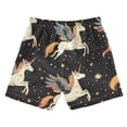 thumbnail image 2 of Kids' Beach Pants Comfortable Swim Trunks Unicorns with Wings Shorts for Pool Vacation and Lounge Wear 2T, 2 of 8