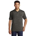 thumbnail image 1 of Sport-Tek ST590 PosiCharge Electric Heather Polo, Grey-Black Electric, XS, 1 of 1