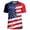 Royal Blue, variant on USA 2026 Soccer Cup Raglan Jersey for Men, Short Sleeve V-Neck Shirt with Statue of Liberty & Flag Print, Breathable Athletic Fan Top, Lightweight Sports Tee, 1 PC Black L