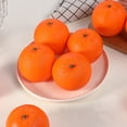 thumbnail image 6 of Zcyifa 6pcs Fake Oranges Photography Props Artificial Oranges Lifelike Fruit Decorations Artificial Fruits, 6 of 9