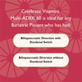 thumbnail image 4 of Celebrate Vitamins High ADEK Bariatric Multivitamin with Iron Chewables, 60 mg Iron, Grape, 60 count, 4 of 5