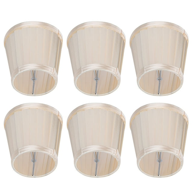 Pantalla de lámpara de pared, 6 piezas, lámpara de pared simple moderna, pantalla de lámpara de tela, uso conveniente