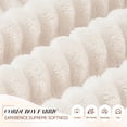 thumbnail image 3 of Muumblus 60" Oversized Chaise Lounge Chair Indoor Furniture, No-Assembly Modern Boneless Cloud Couch, Sleeper Sofa Bed for Living Room, Beige Corduroy, 3 of 10