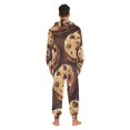 thumbnail image 6 of Delicious Cookies Adult Onesie Pajamas Slim Fit Christmas One Piece Suit Pjs for Women and Men Hooded Zipper, 6 of 7