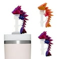 thumbnail image 2 of Homelife 3D Dragon Straw Cover Dust-Proof Protector for 30/40oz Cup Reusable Straw Topper Novelty Cup Accessories, 2 of 13