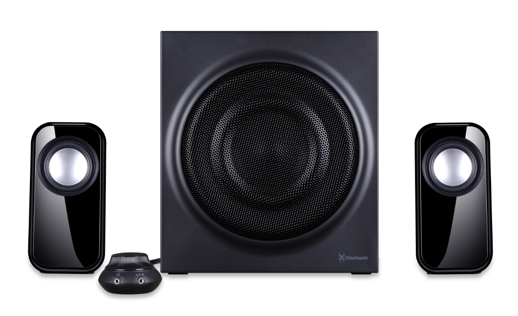 blackweb pc stereo speakers with subwoofer