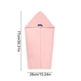 thumbnail image 3 of Oversized Hair Drying Cap Soft Highly Absorbent Dry Hair Towel Wear Head Wrap For Women Daily Use, 3 of 6