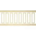 thumbnail image 6 of Ekena millwork 94 1/2"L (Adjustable 40"H to 44"H) Ashford Square Panel Traditional Wainscot Paneling Kit, 6 of 10