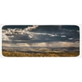 thumbnail image 1 of Rustic Kitchen Mat, Puffy Clouds in the Sky over Mountains Rough Valley Canyon Natural Wonders Concept, Plush Decorative Kitchen Mat with Non Slip Backing, 47" X 19", Multicolor, by Ambesonne, 1 of 1
