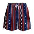 thumbnail image 4 of Bainana Mens Swim Trunks American Flag Patriotic Swim Shorts Independence Day Soft Breathable Summer Holiday Swimwear, 4 of 4