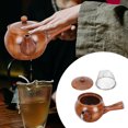 thumbnail image 3 of Wooden Tea Pot With Stainless Steel Strainer Tea Container Household Tea Pot, 3 of 8
