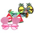 thumbnail image 3 of 4 gafas de sol tropicales hawaianas divertidas para fiestas luau., 3 of 7
