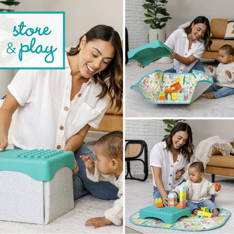 Infantino Super Soft 1st Building Blocks Activity Station, 22-Piece photo 5