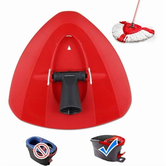 Red Spin Mop Replacement Head for Vileda Mop, Triangle Spin
