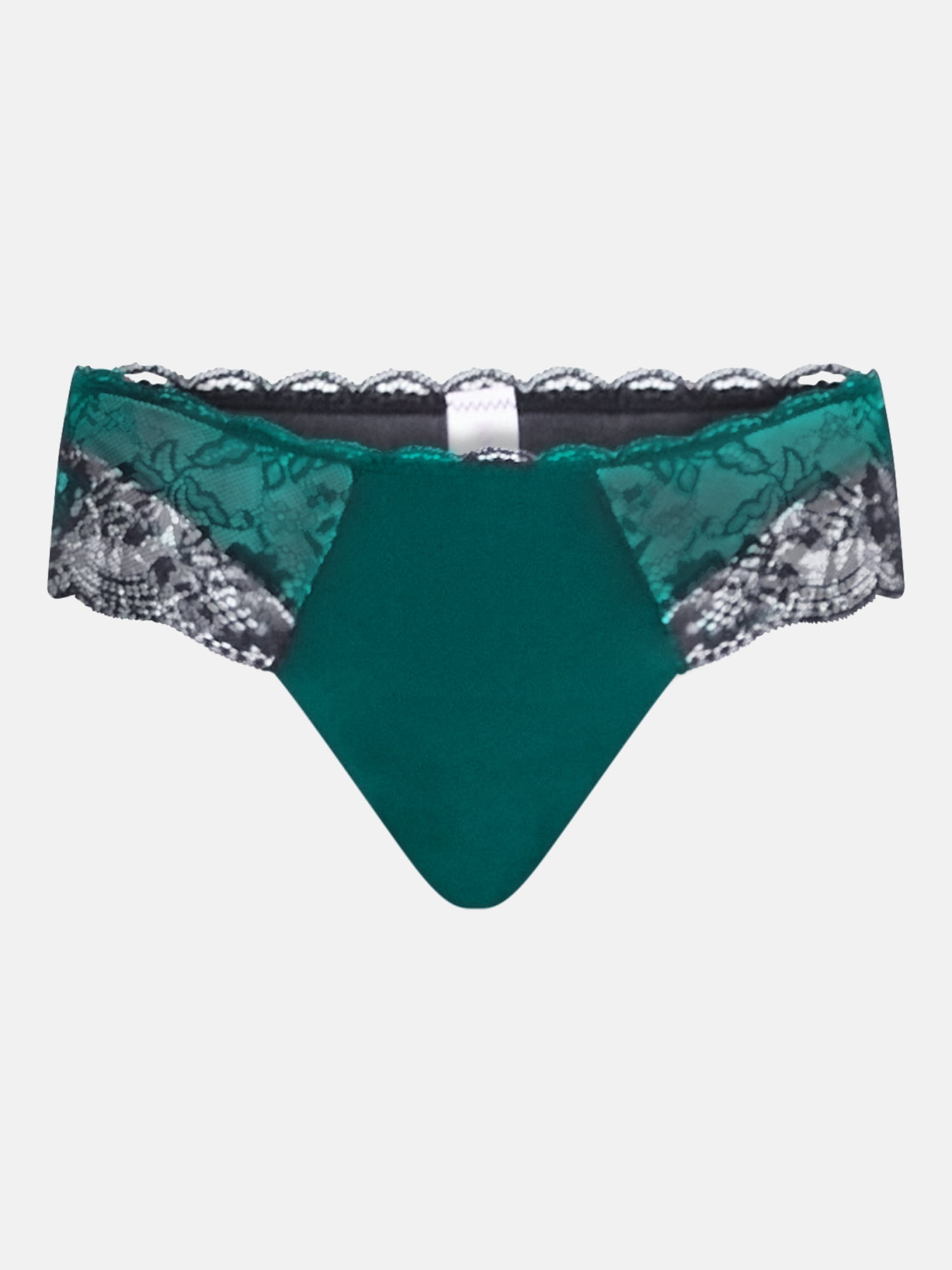 Joyspun Women's Microfiber and Lace Hipster Panties, 3-pack, Sizes to 3XL